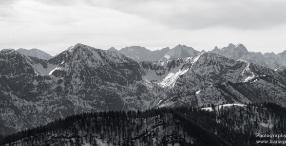 Karwendel in Monochrome