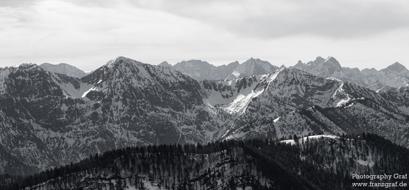 Karwendel in Monochrome